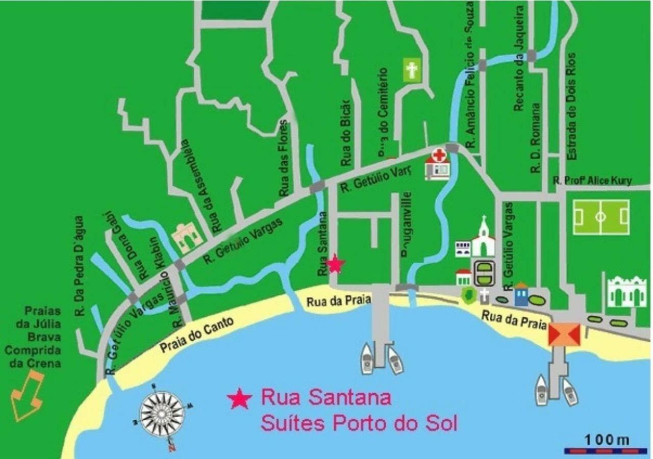 Suite Porto Do Sol Vila do Abraao Bagian luar foto